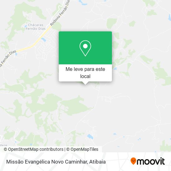Missão Evangélica Novo Caminhar mapa