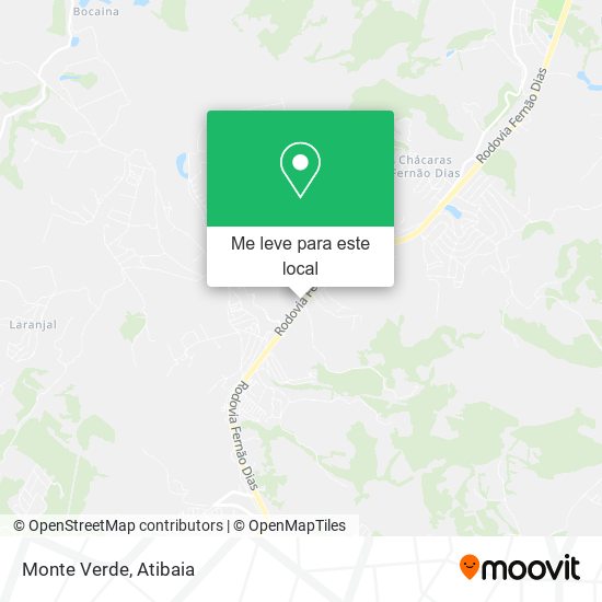 Monte Verde mapa