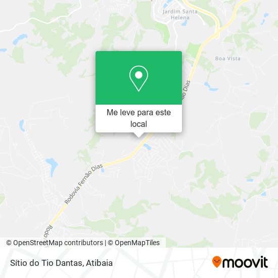 Sítio do Tio Dantas mapa