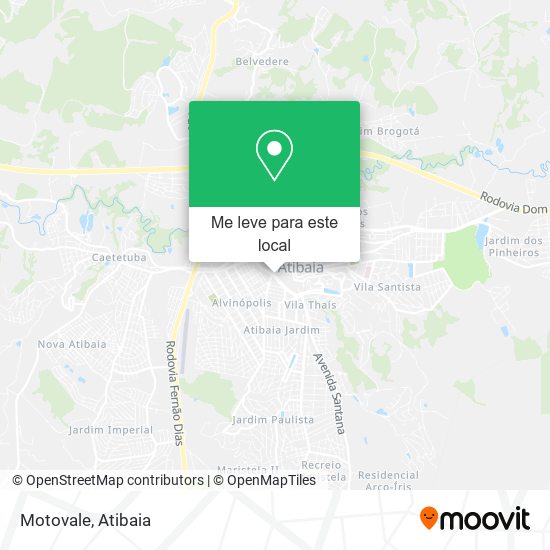 Motovale mapa