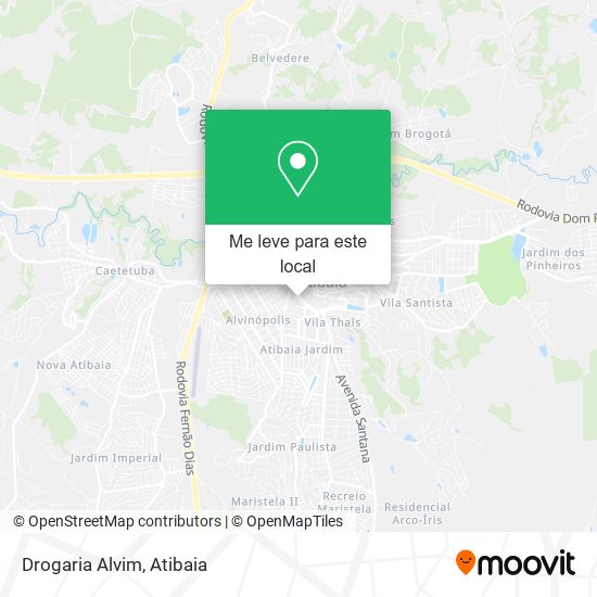 Drogaria Alvim mapa