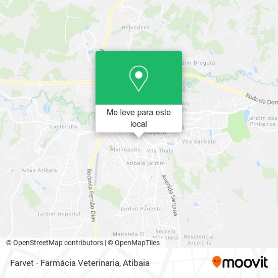 Farvet - Farmácia Veterinaria mapa