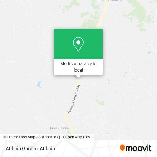 Atibaia Garden mapa