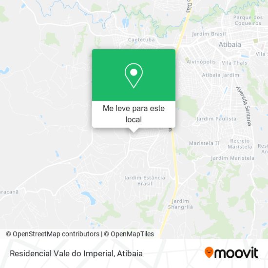 Residencial Vale do Imperial mapa