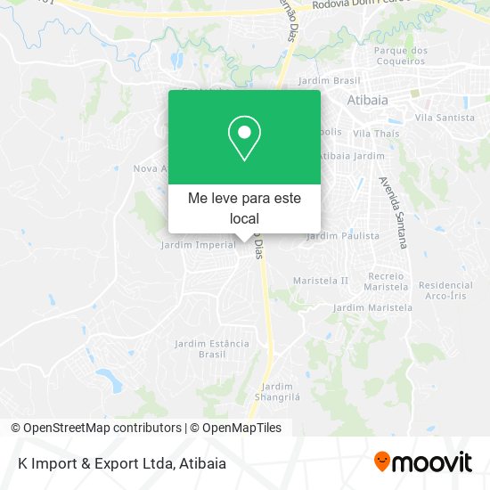 K Import & Export Ltda mapa