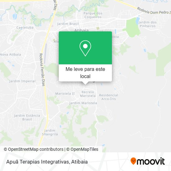 Apuã Terapias Integrativas mapa