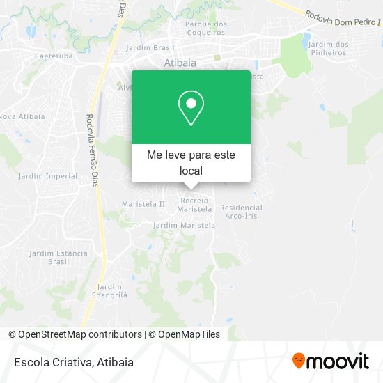 Escola Criativa mapa