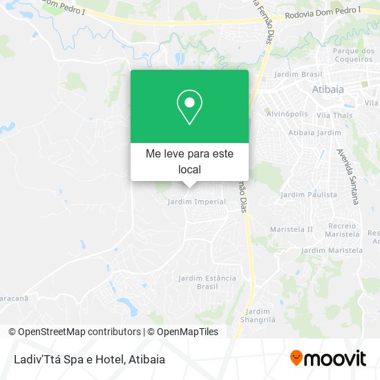 Ladiv'Ttá Spa e Hotel mapa