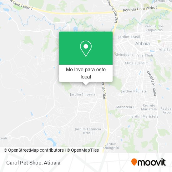 Carol Pet Shop mapa