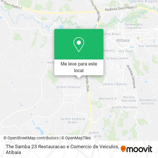The Samba 23 Restauracao e Comercio de Veiculos mapa