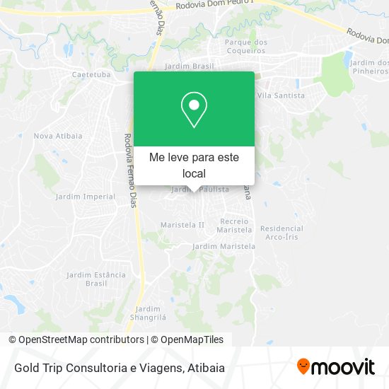 Gold Trip Consultoria e Viagens mapa