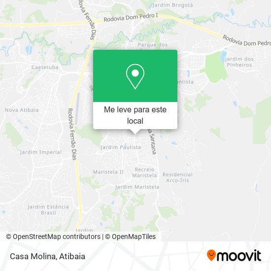 Casa Molina mapa