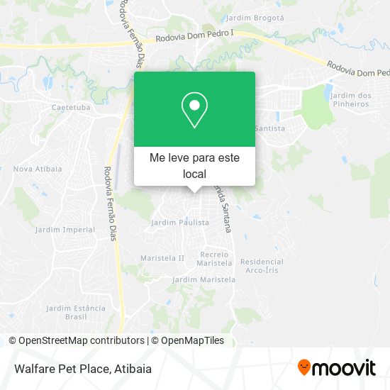 Walfare Pet Place mapa