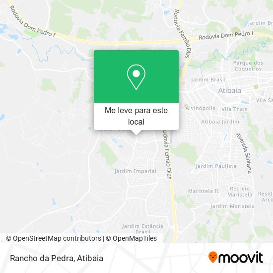 Rancho da Pedra mapa