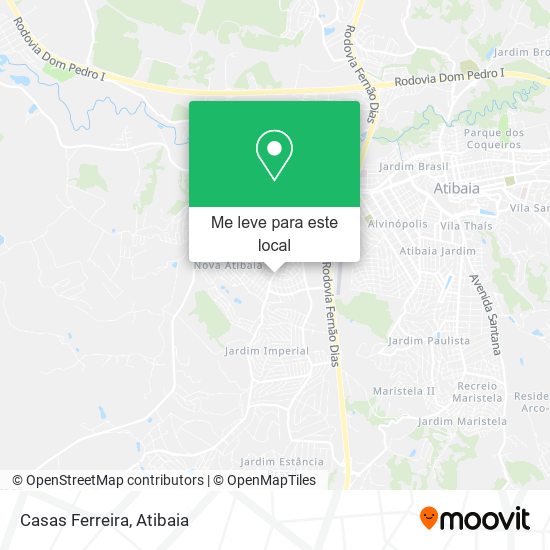 Casas Ferreira mapa
