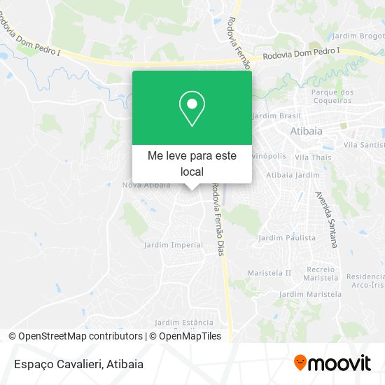 Espaço Cavalieri mapa