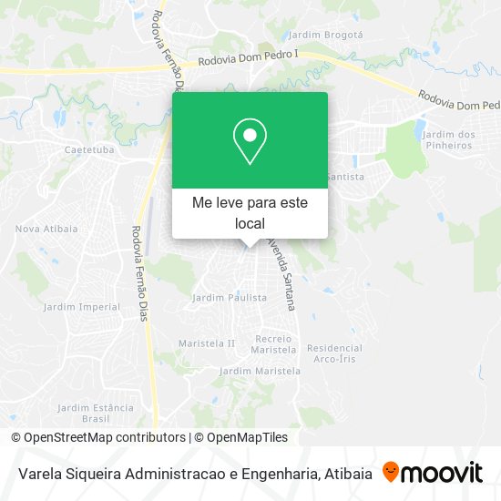 Varela Siqueira Administracao e Engenharia mapa