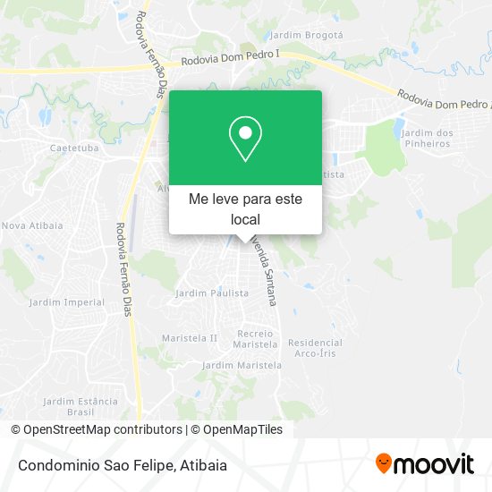 Condominio Sao Felipe mapa