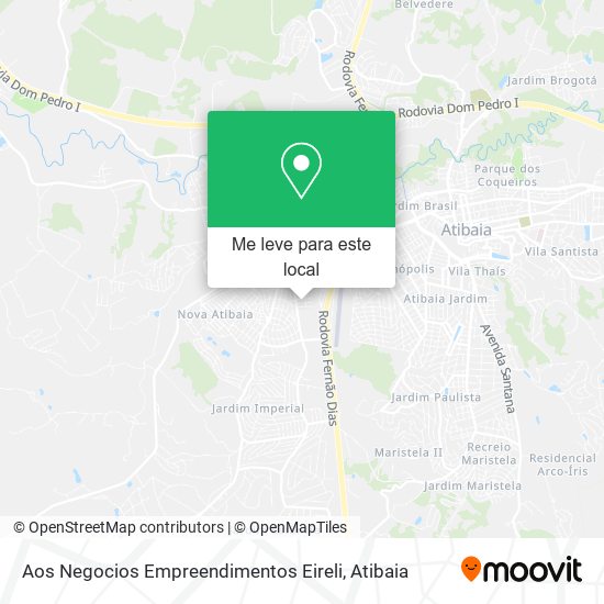 Aos Negocios Empreendimentos Eireli mapa