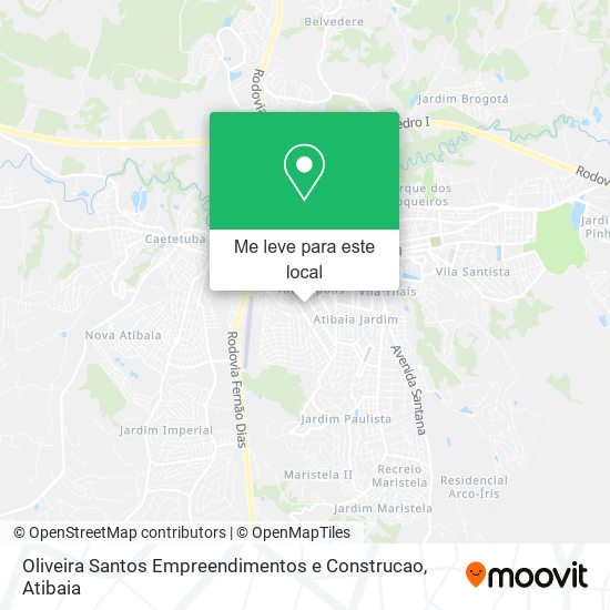 Oliveira Santos Empreendimentos e Construcao mapa
