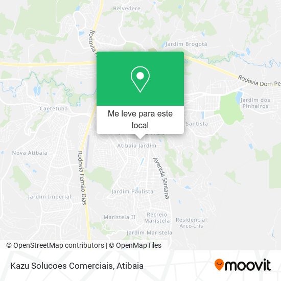 Kazu Solucoes Comerciais mapa