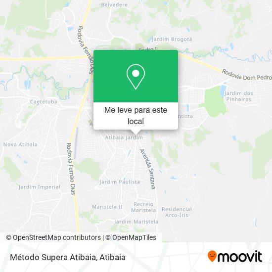 Método Supera Atibaia mapa