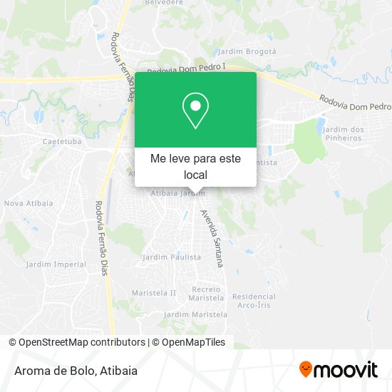Aroma de Bolo mapa