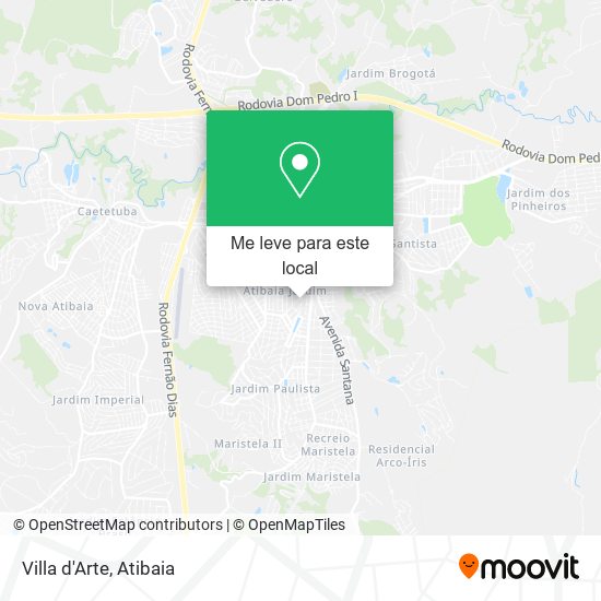 Villa d'Arte mapa