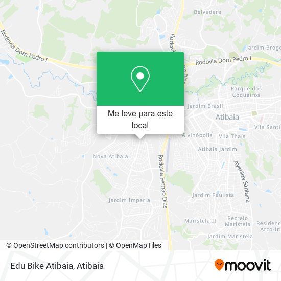 Edu Bike Atibaia mapa