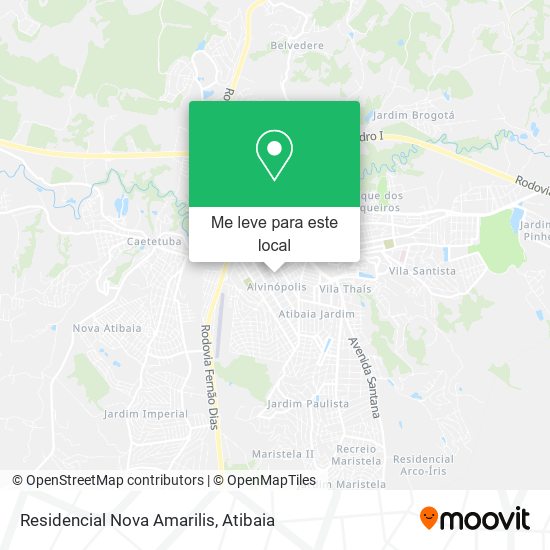 Residencial Nova Amarilis mapa