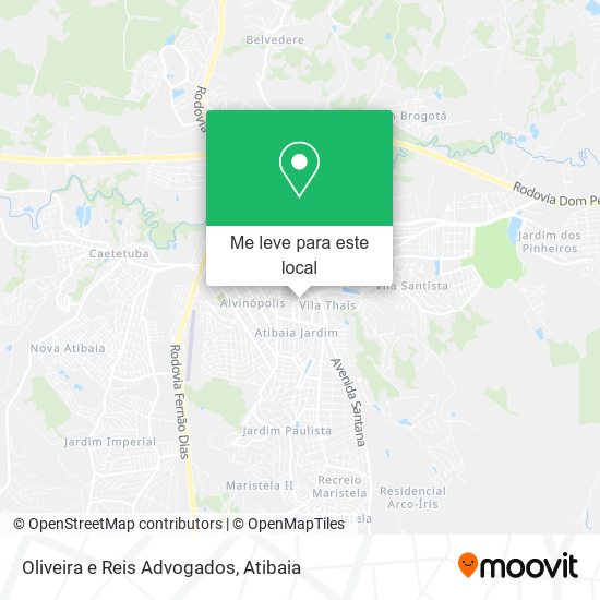 Oliveira e Reis Advogados mapa