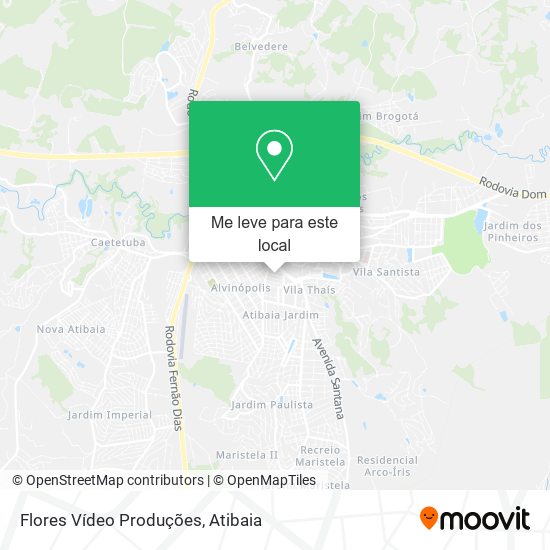 Flores Vídeo Produções mapa