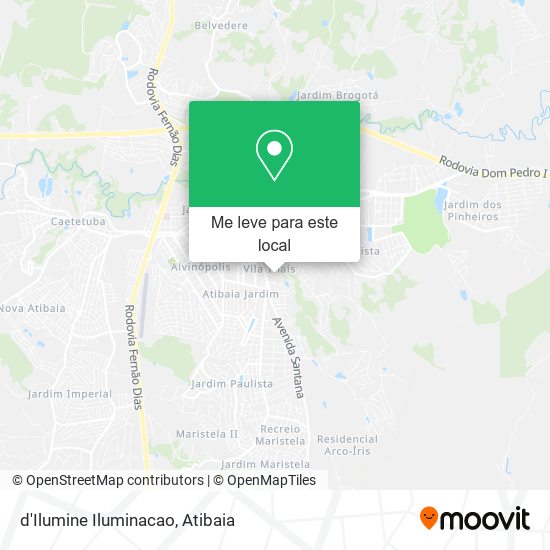d'Ilumine Iluminacao mapa