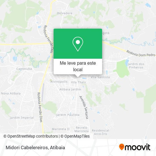 Midori Cabelereiros mapa