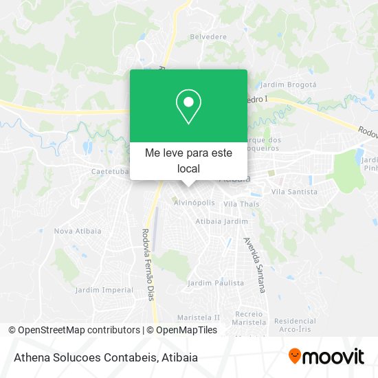Athena Solucoes Contabeis mapa