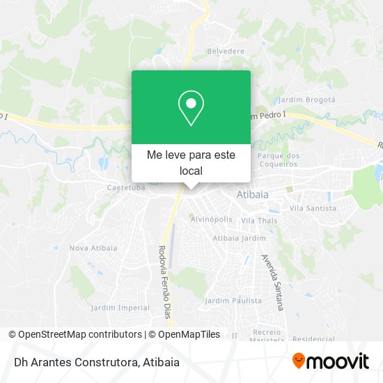 Dh Arantes Construtora mapa