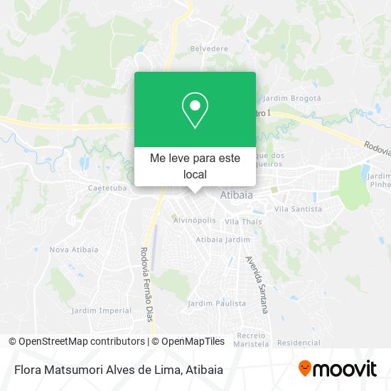 Flora Matsumori Alves de Lima mapa