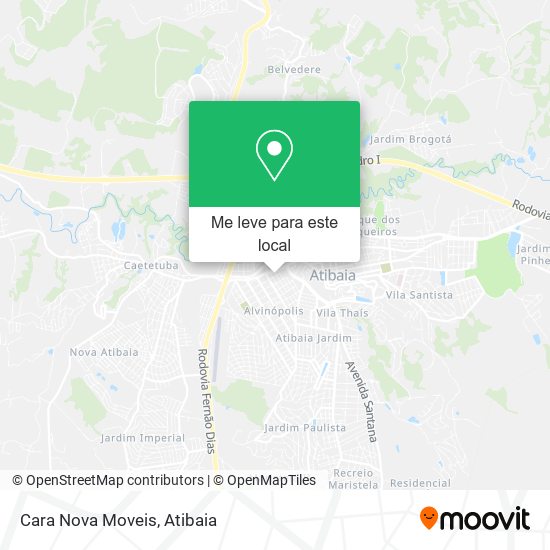 Cara Nova Moveis mapa