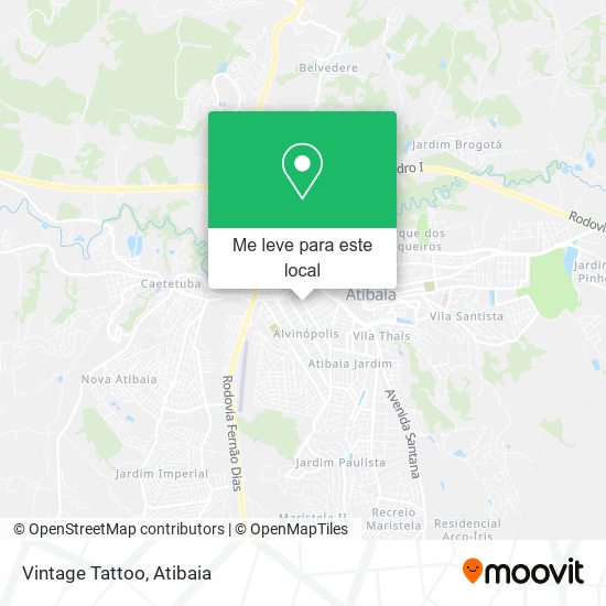Vintage Tattoo mapa