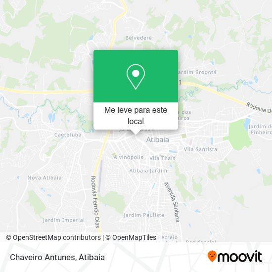 Chaveiro Antunes mapa