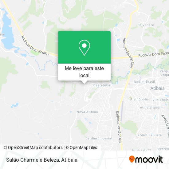 Salão Charme e Beleza mapa