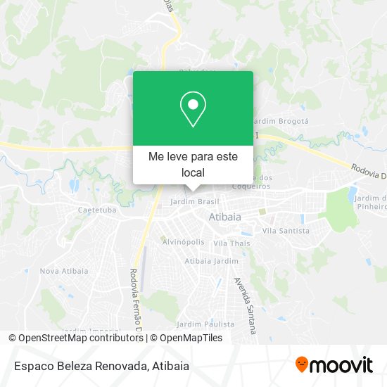Espaco Beleza Renovada mapa
