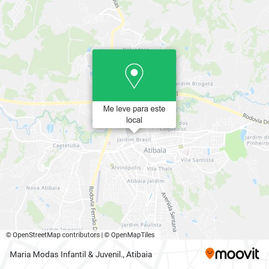 Maria Modas Infantil & Juvenil. mapa