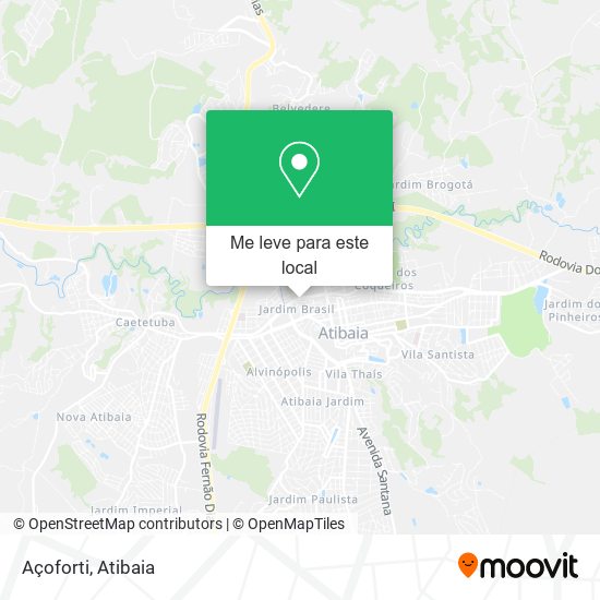 Açoforti mapa