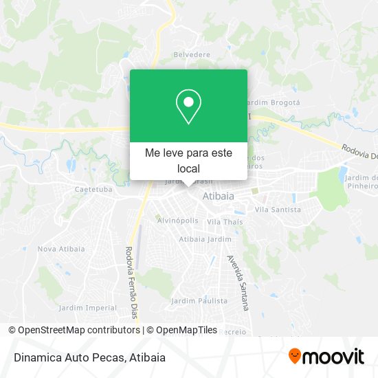 Dinamica Auto Pecas mapa