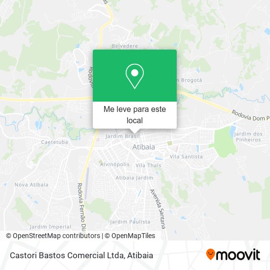 Castori Bastos Comercial Ltda mapa