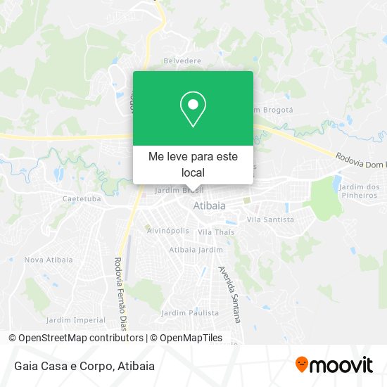 Gaia Casa e Corpo mapa