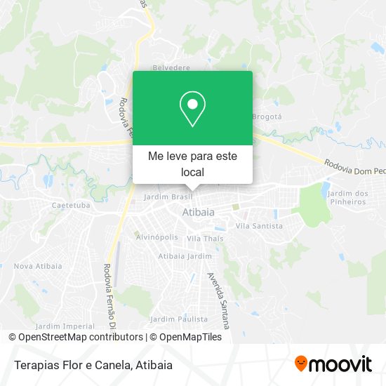 Terapias Flor e Canela mapa