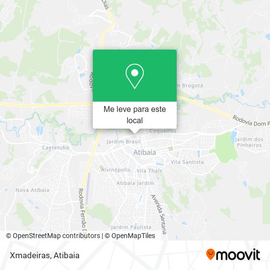 Xmadeiras mapa