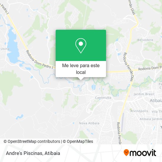Andre's Piscinas mapa